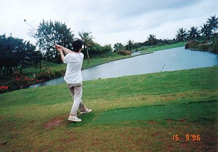 松藤池越え